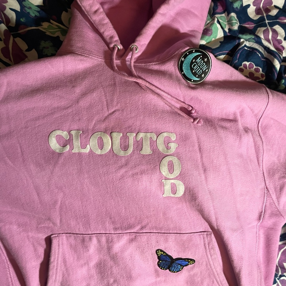 Champion custom hoodie!! Sz large
